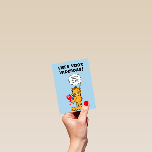 Garfield viert vaderdag