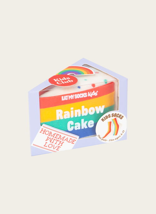 Eat My Socks Kids Rainbow Cake Sokken | Eat My Socks Cadeau Modeaccessoires |