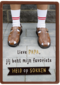 Papa jij bent mijn held op sokken