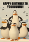 Penguins verjaardagskoor