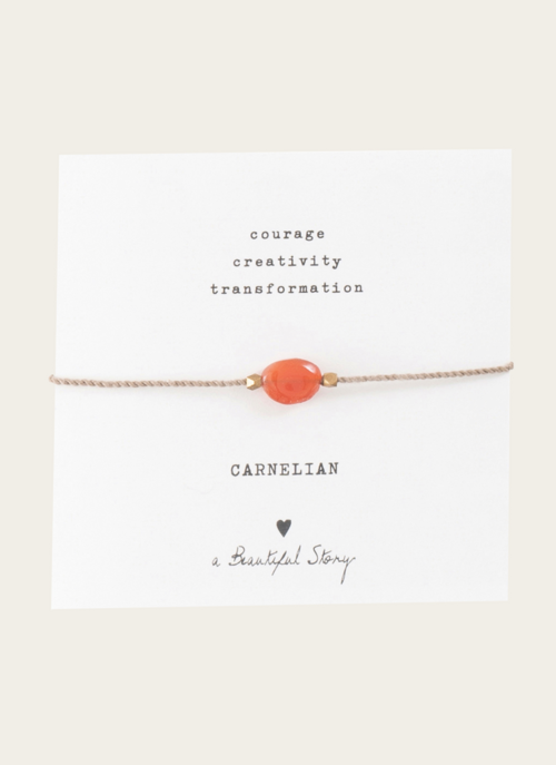 A Beautiful Story Courage Armband Carneool | A Beautiful Story Cadeau Modeaccessoires |