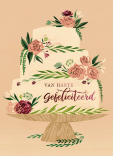 botanical van harte gefeliciteerd met jullie huwelijk
