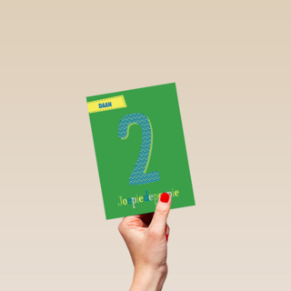hoera jij bent 2 jaar