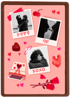 Valentine instant camera foto