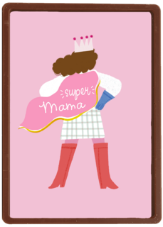 moederdag kaart super mama
