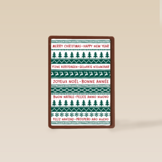 groene bomen en herten in patroon