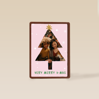 kerstkaart fotokaart kerstboom