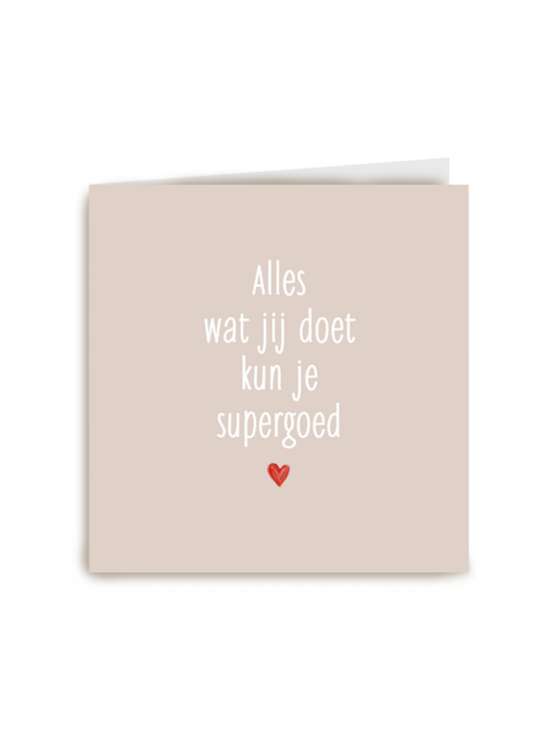 papa alles wat jij doet kun je supergoed