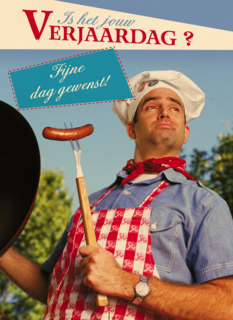 fijne dag gewenst met barbecue