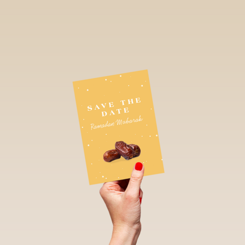 ramadan kaart save the date ramadan mubarak