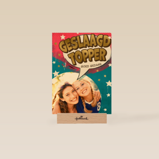 Geslaagd Topper Fotokaart