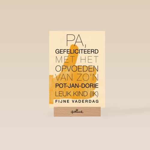 vaderdag grappig gefeliciteerd met het opvoeden van zon leuk kind