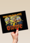 verjaardagskaart minions weer een jaar erbij ouwe