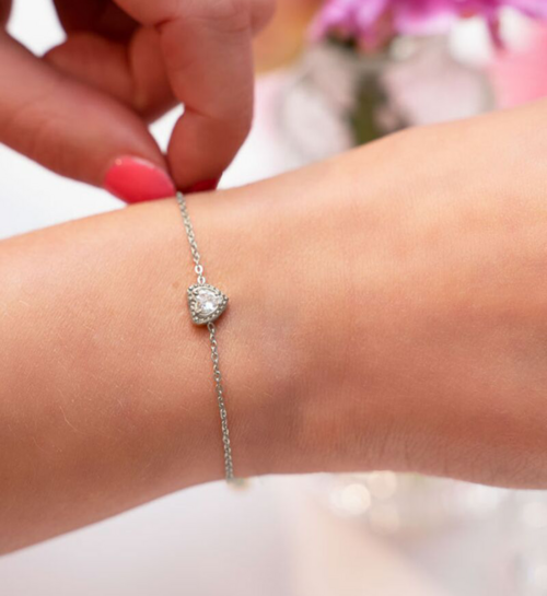 My Jewellery Armband Strass Hartje