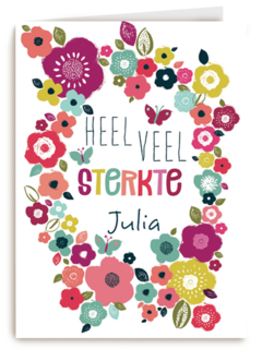 Heel veel sterkte voor jou