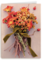 herfst kaart met herfstbloemen