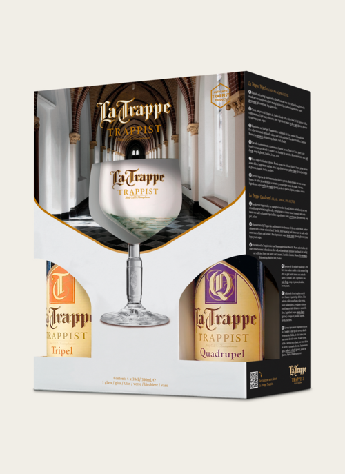 La Trappe Gift Box 4 x 33 cl | La Trappe Cadeau Drank en eten |