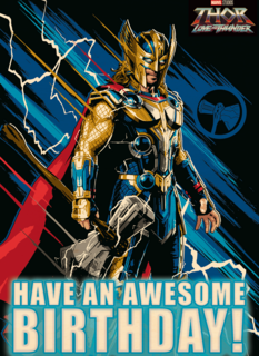 Verjaardagskaart Thor Have an awesome birthday
