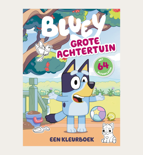 Bluey Grote Achtertuin Kleurboek