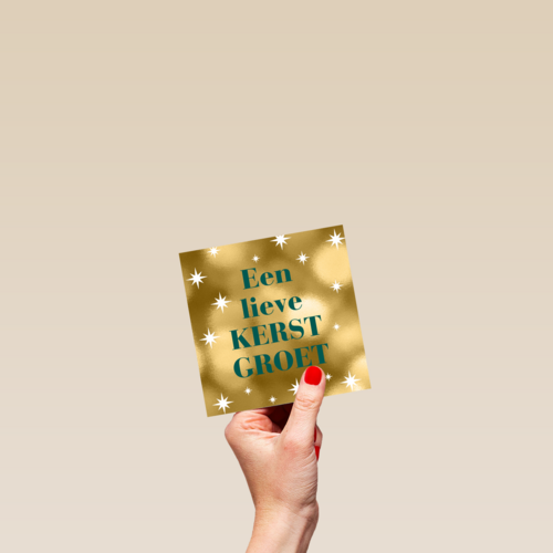kerstkaart hip een lieve kerstgroet