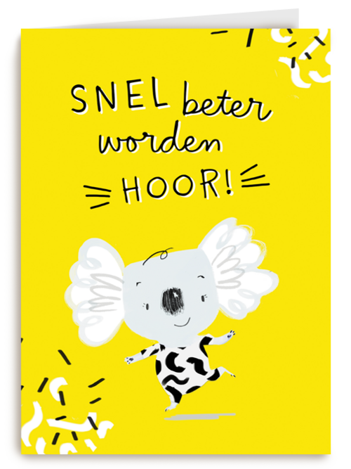 Snel beter worden koala