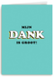 Bedankt kaart Mijn dank is groot
