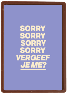 AndC Sorry vergeef je me