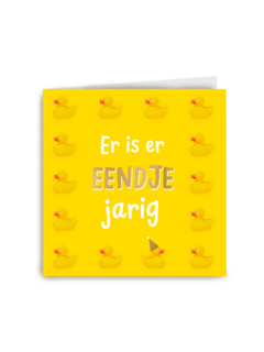 Er is er eendje jarig