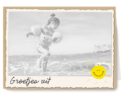 sunny greetings vakantiekaart