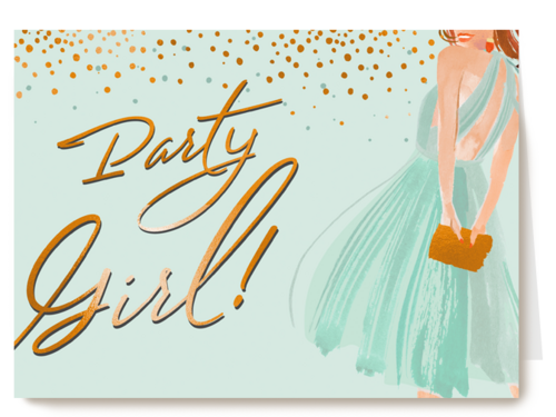 Verjaardagskaart Hallmark | Verjaardag Kaart Stijlvol Party Girl