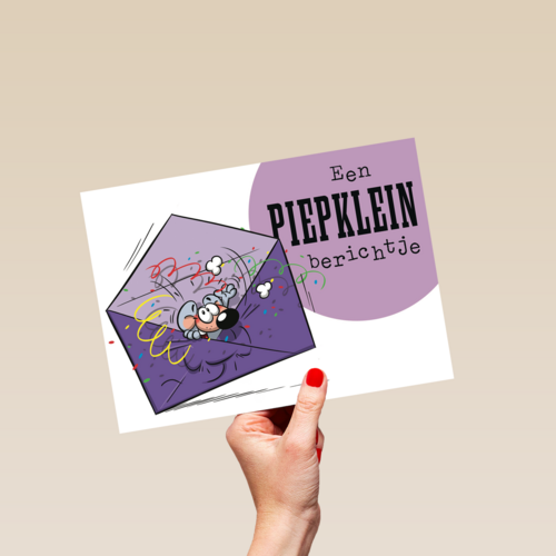 funny mail een piepklein berichtje