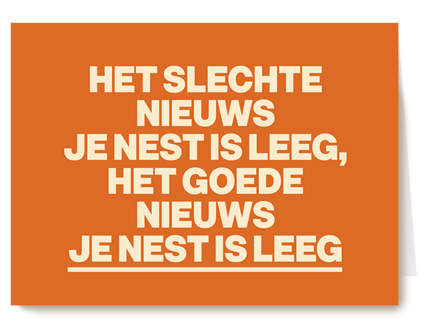 Je nest is leeg AndC