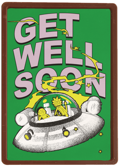 Kaart Hallmark | Beterschapskaarten | Rick Morty Get Well Soon