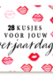 Verjaardagskaart kusjes voor jouw verjaardag