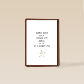 kerstkaart momenten moeilijk