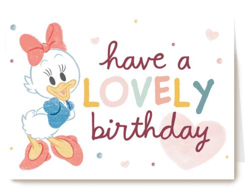 Verjaardagskaart Hallmark | Disney Katrien Duck Verjaardagkaart