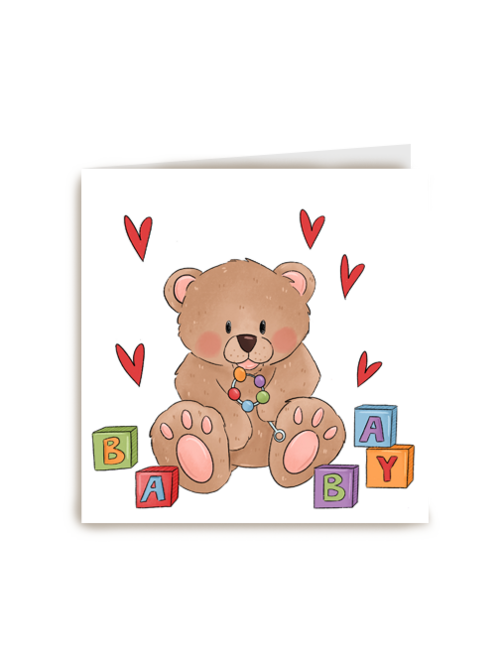 Kaart Hallmark | Zwangerschap Aankondiging Zwangerschap Felicitatie | Geboorte Matia Beer Baby