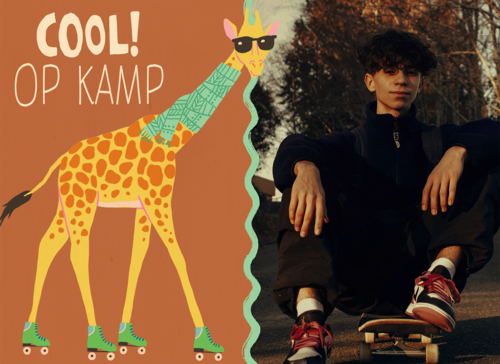 Houten Kaart Op Kamp | Houten Kaart Hallmark | Op Kamp | Giraf Cool Op Kamp Fotokaart