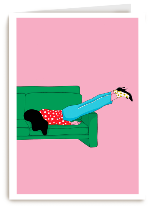 Kaart Hallmark | Beterschapskaarten | Uitgeput Na Een Stressvolle Dag
