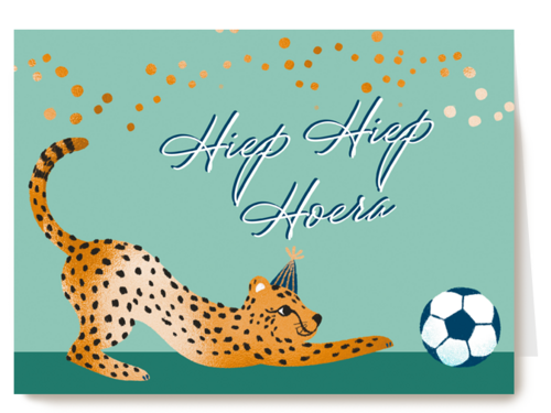 Verjaardagskaart Hallmark | Verjaardag Kaart Stijlvol Cheetah