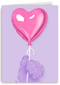 Hart Ballon Fluffy hand