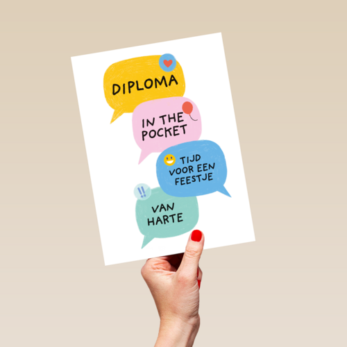 Diploma tijd voor een feestje