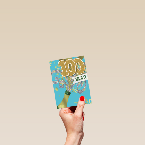 verjaardag leeftijden champagne 100
