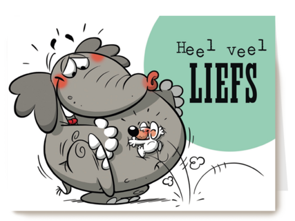funny mail heel veel liefs