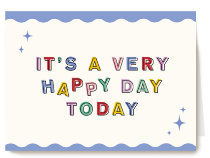 Its a very happy day today