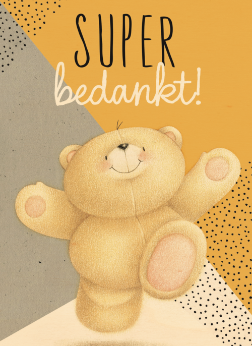 Houten Kaart | Forever Friends Super Bedankt