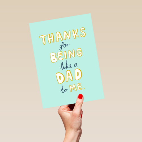 thanks for being like a dad to me