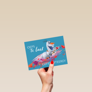 oeps te late verjaardag van Olaf van Frozen