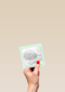 fotokaart baby groene rand