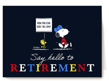 Peanuts Retirement Golf